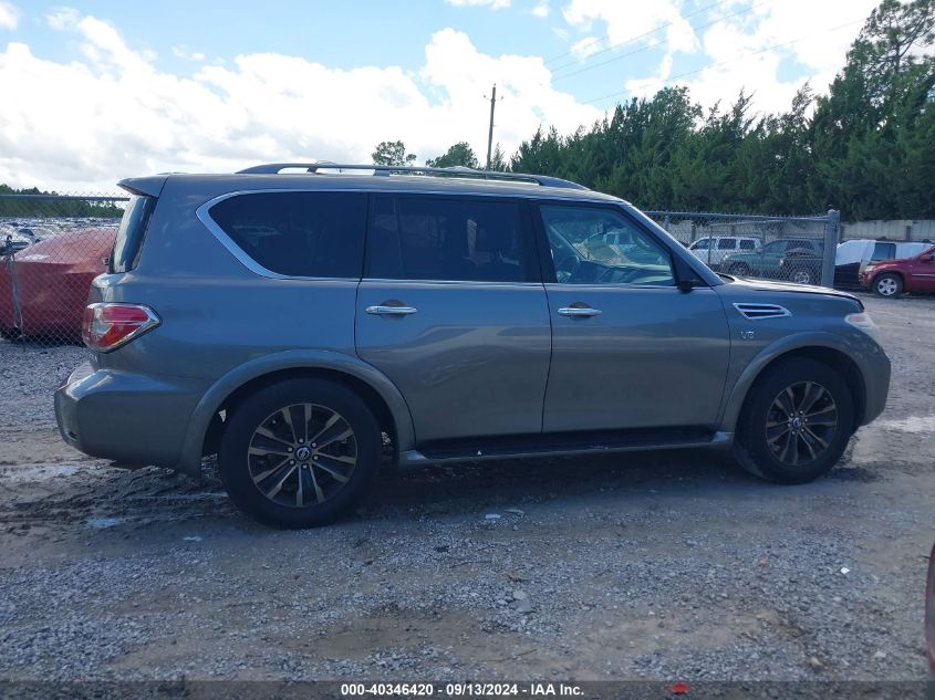 2017 Nissan Armada Platinum VIN: JN8AY2NF0H9300106 Lot: 40346420