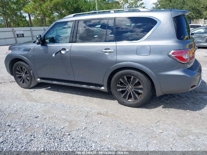 2017 Nissan Armada Platinum VIN: JN8AY2NF0H9300106 Lot: 40346420