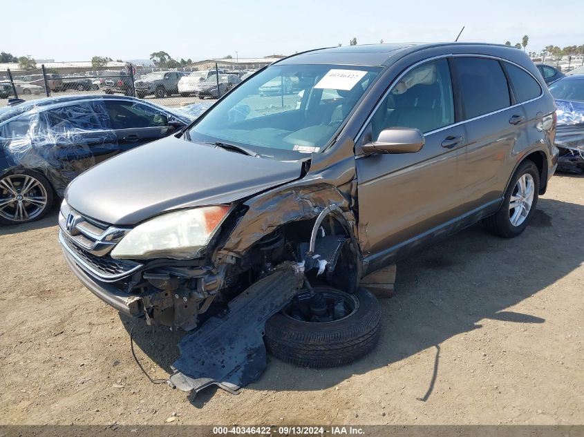 2010 Honda Cr-V Exl VIN: 5J6RE3H76AL018119 Lot: 40346422