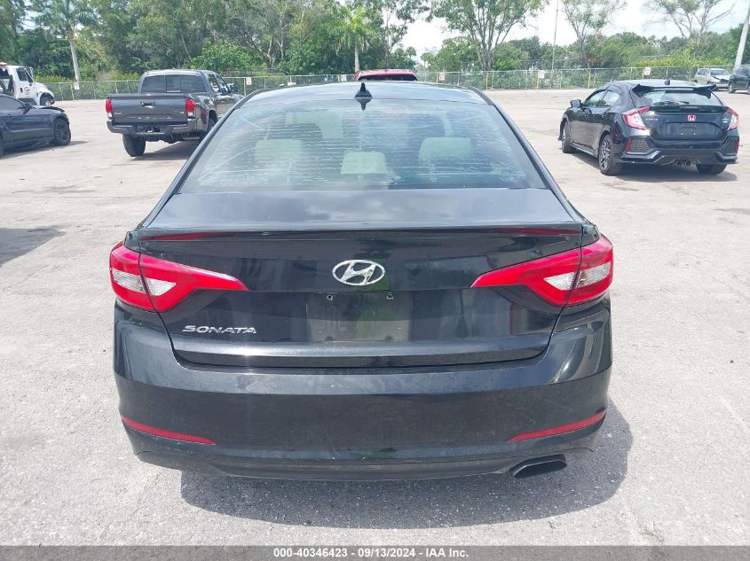 2016 Hyundai Sonata Se VIN: 5NPE24AF0GH350560 Lot: 40346423