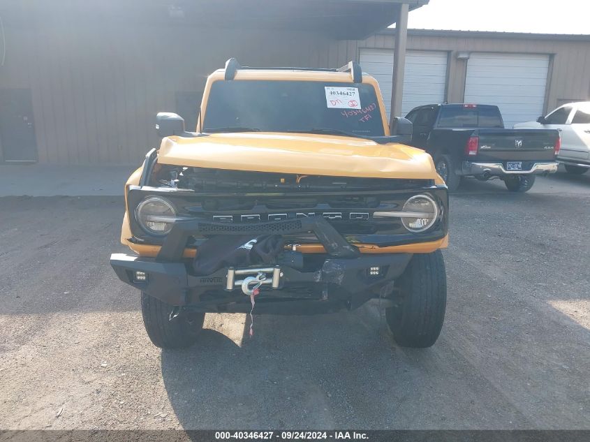 2022 Ford Bronco Outer Banks VIN: 1FMDE5BH9NLA80855 Lot: 40346427