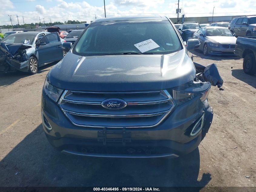 2017 Ford Edge Sel VIN: 2FMPK4J8XHBC42854 Lot: 40346495