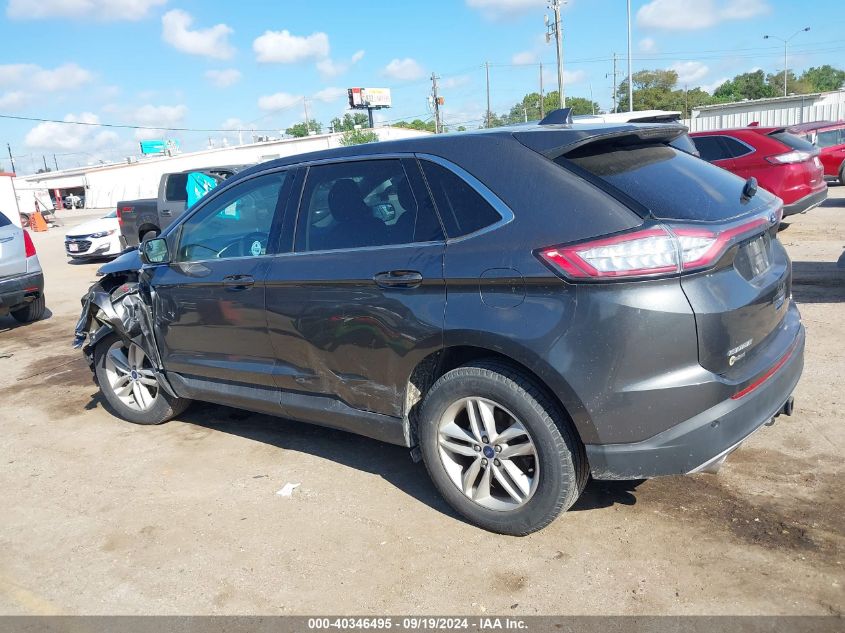 2017 Ford Edge Sel VIN: 2FMPK4J8XHBC42854 Lot: 40346495