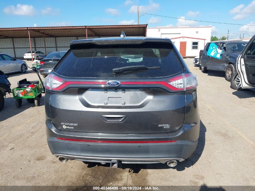 2017 Ford Edge Sel VIN: 2FMPK4J8XHBC42854 Lot: 40346495