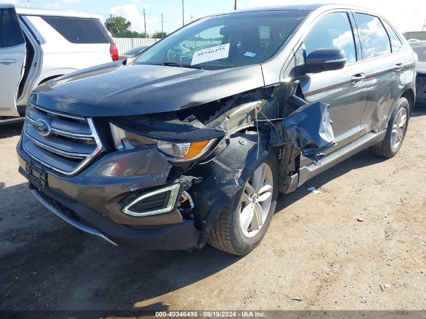 2017 Ford Edge Sel VIN: 2FMPK4J8XHBC42854 Lot: 40346495