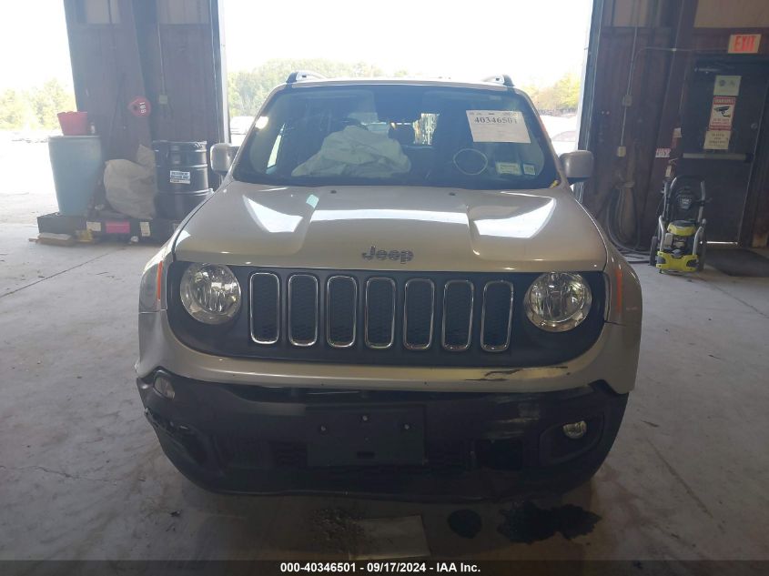 2016 Jeep Renegade Latitude VIN: ZACCJBBT8GPD25402 Lot: 40346501