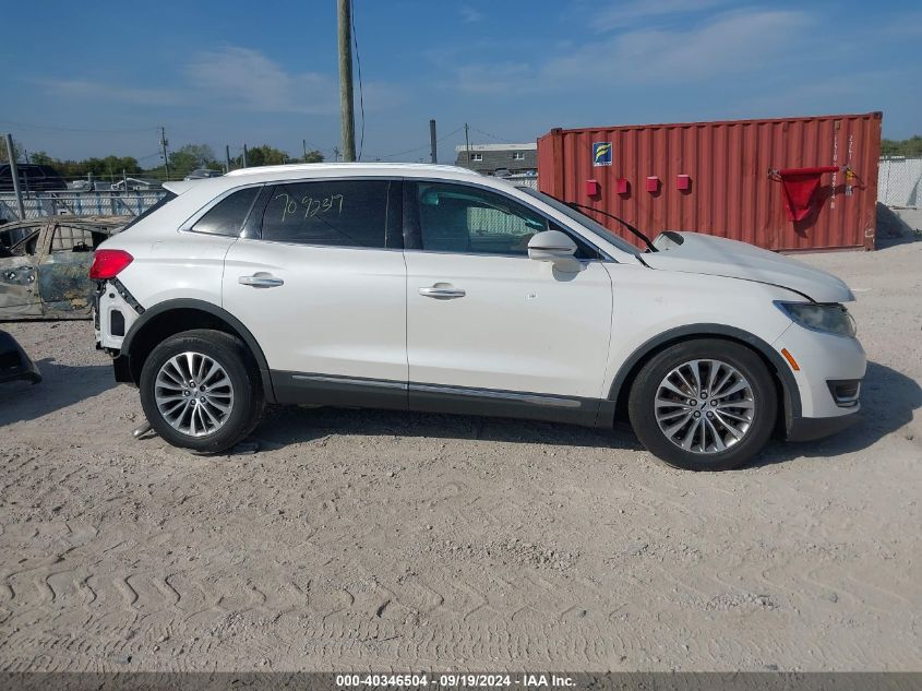 2016 Lincoln Mkx Select VIN: 2LMTJ6KR5GBL31867 Lot: 40346504