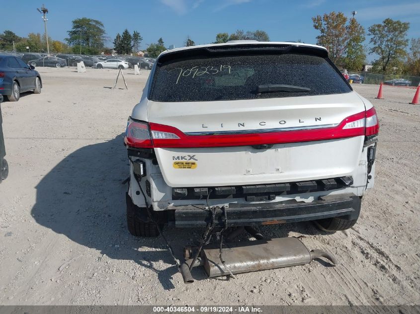 2016 Lincoln Mkx Select VIN: 2LMTJ6KR5GBL31867 Lot: 40346504