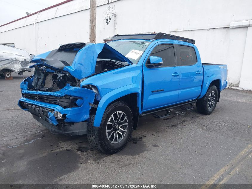 VIN 3TMCZ5AN9MM412995 2021 Toyota Tacoma, Trd Sport no.2