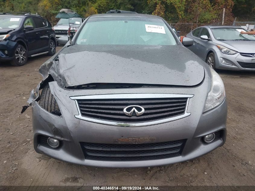 2013 Infiniti G37X VIN: JN1CV6AR5DM758819 Lot: 40346514