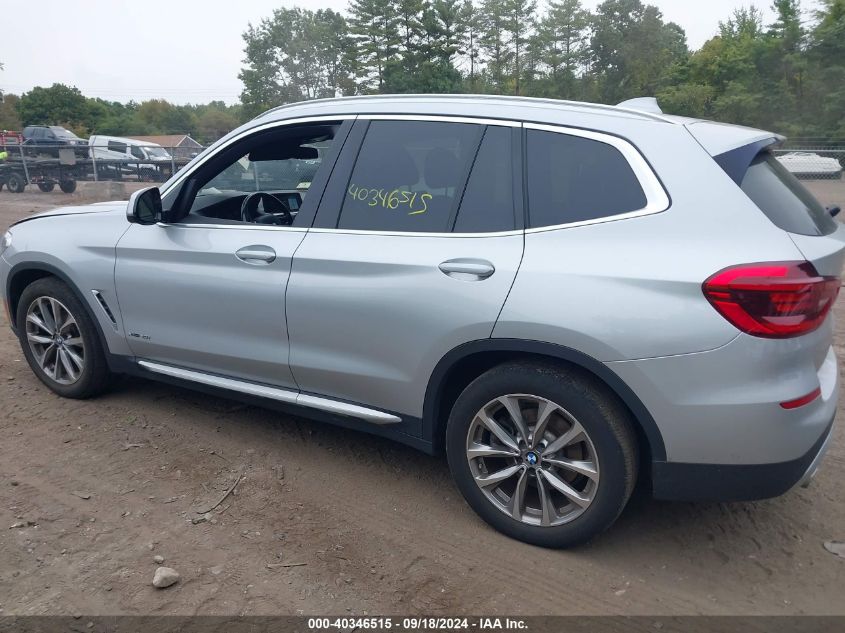 2018 BMW X3 xDrive30I VIN: 5UXTR9C50JLD61776 Lot: 40346515