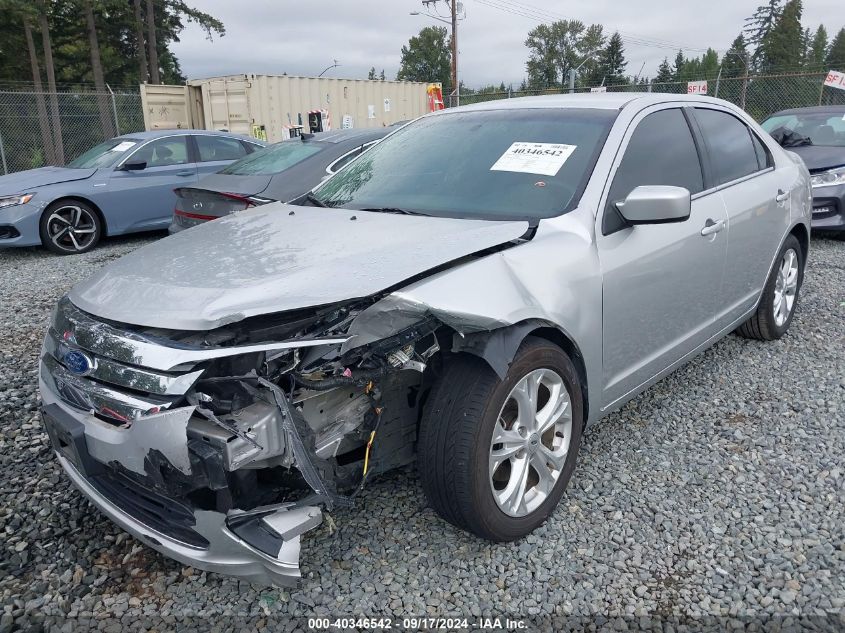 2012 Ford Fusion Se VIN: 3FAHP0HAXCR144872 Lot: 40346542