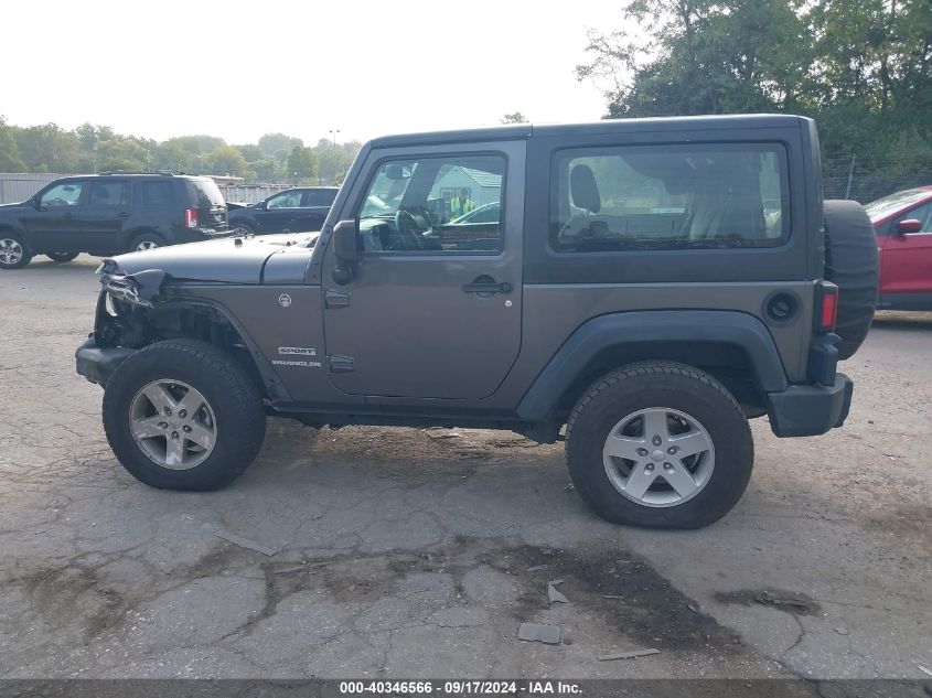 2016 Jeep Wrangler Sport VIN: 1C4AJWAG2GL253006 Lot: 40346566