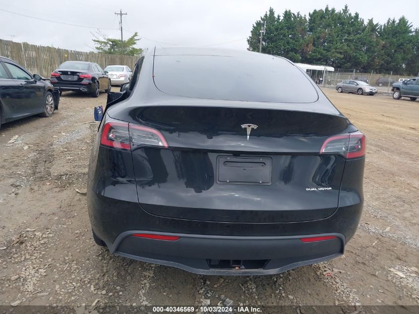 2024 Tesla Model Y Long Range Dual Motor All-Wheel Drive VIN: 7SAYGDEE5RA214619 Lot: 40346569