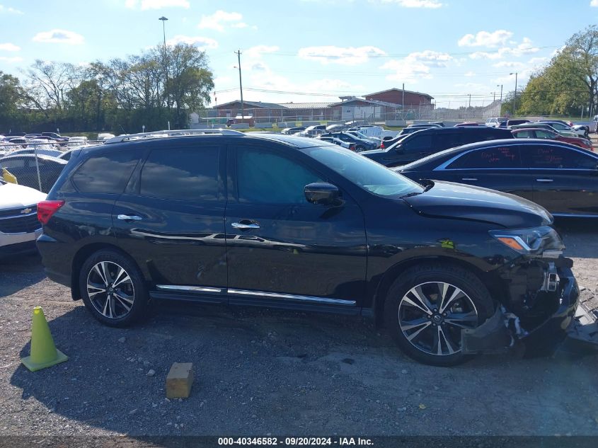 2017 Nissan Pathfinder Platinum VIN: 5N1DR2MM2HC684653 Lot: 40346582