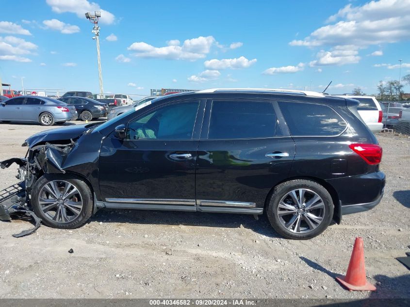 2017 Nissan Pathfinder Platinum VIN: 5N1DR2MM2HC684653 Lot: 40346582