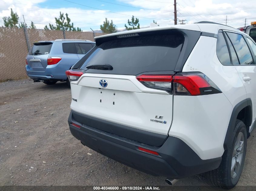 2022 Toyota Rav4 Hybrid Le VIN: 4T3MWRFV0NU078207 Lot: 40346600