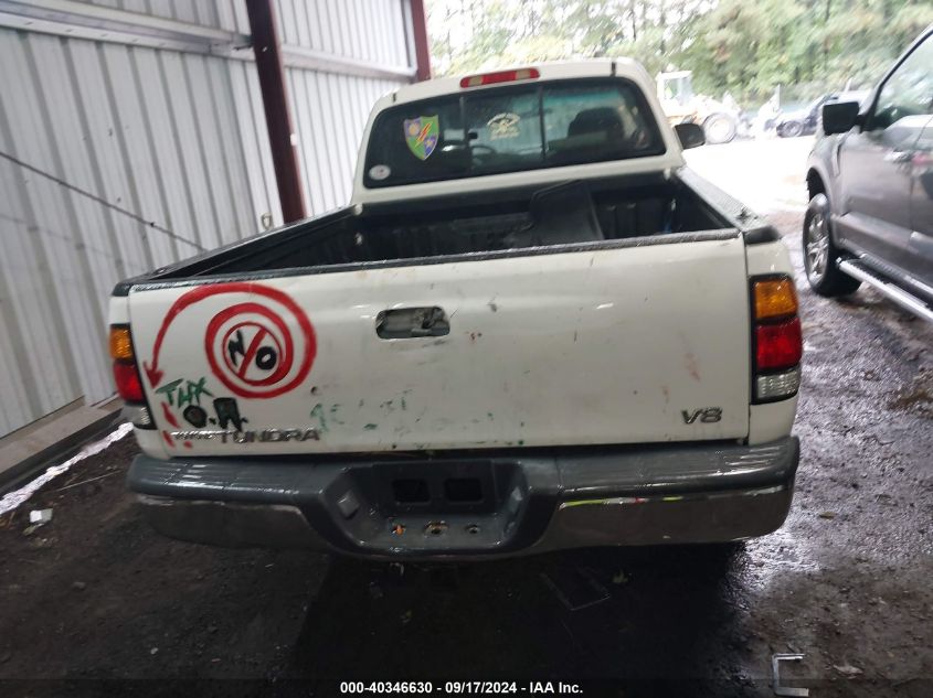 2000 Toyota Tundra Ltd V8 VIN: 5TBRT3812YS072381 Lot: 40346630