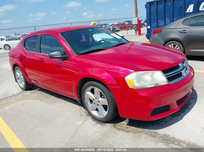 2013 DODGE AVENGER SE - 1C3CDZAB0DN710910