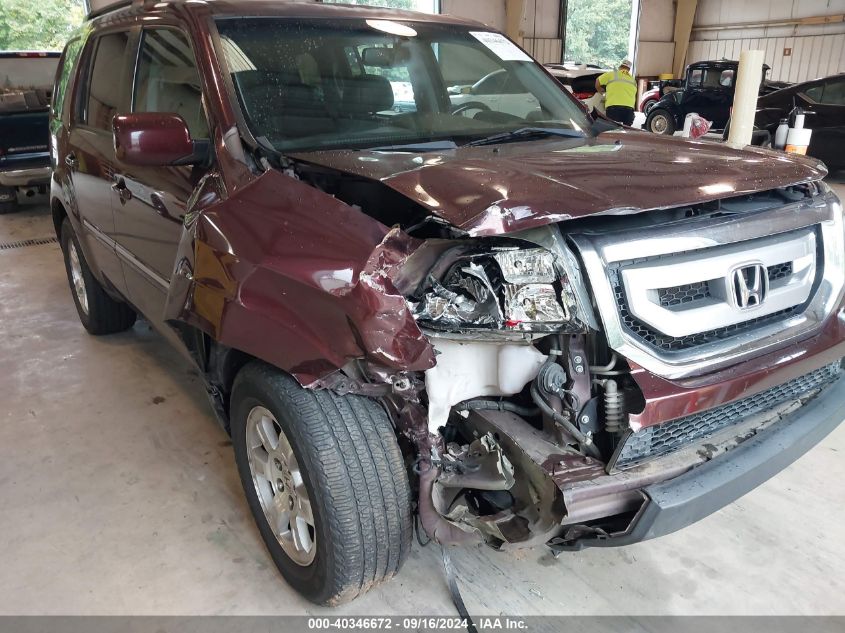 2011 Honda Pilot Touring VIN: 5FNYF3H91BB022888 Lot: 40346672