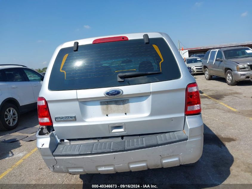 1FMCU0C7XAKD10975 2010 Ford Escape Xls