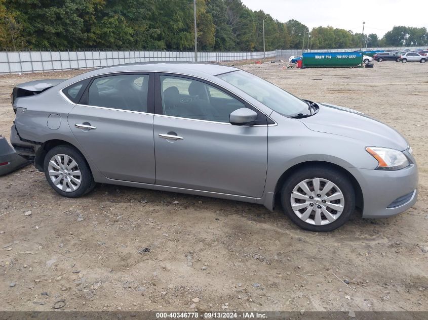 2013 Nissan Sentra Sv VIN: 3N1AB7AP7DL779993 Lot: 40346778