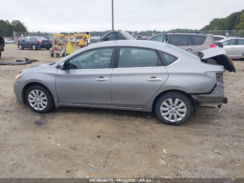 2013 Nissan Sentra Sv VIN: 3N1AB7AP7DL779993 Lot: 40346778