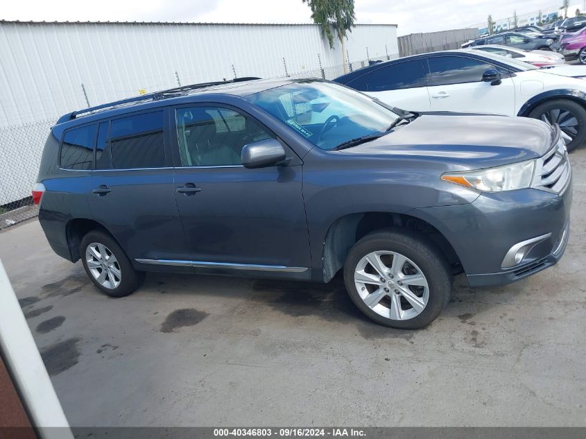 5TDZK3EH8CS072714 2012 Toyota Highlander Se V6