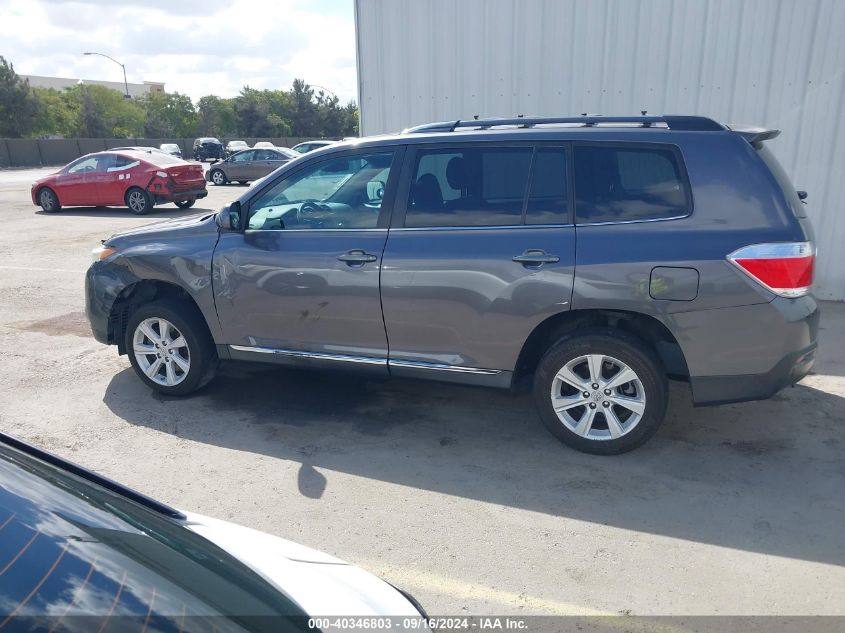 5TDZK3EH8CS072714 2012 Toyota Highlander Se V6