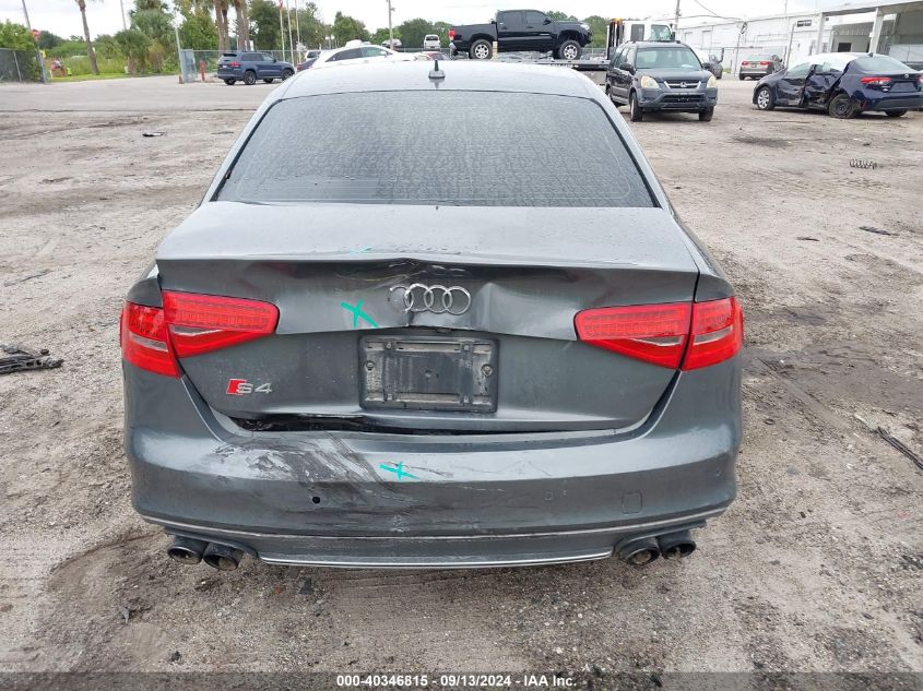 2015 Audi S4 Premium Plus VIN: WAUBGAFL4FA079443 Lot: 40346815