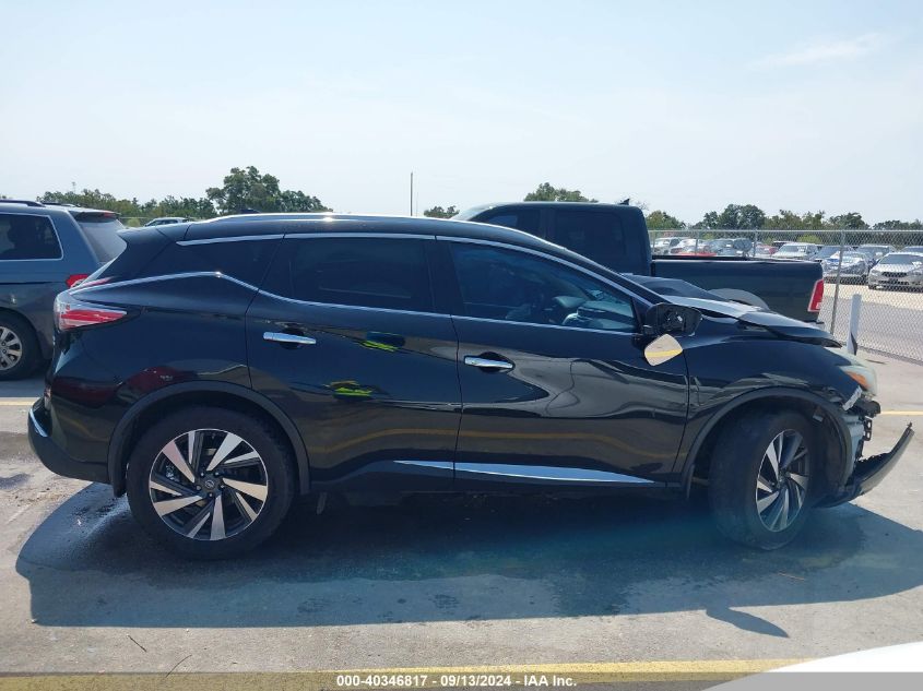 2017 Nissan Murano Platinum VIN: 5N1AZ2MH9HN183706 Lot: 40346817