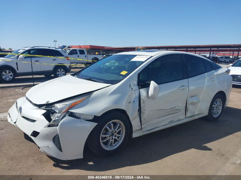 2018 Toyota Prius Three VIN: JTDKARFU3J3058592 Lot: 40346819