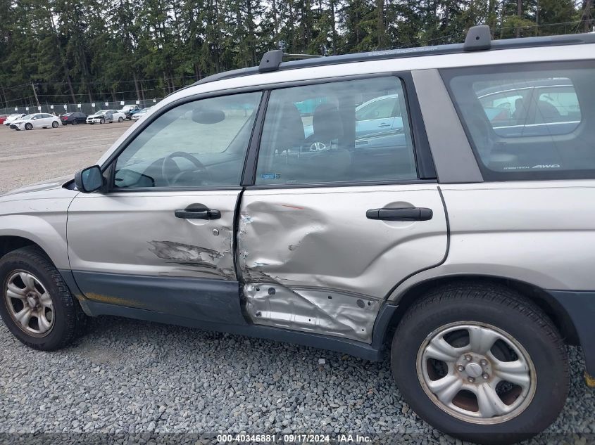 2005 Subaru Forester 2.5X VIN: JF1SG63615H733082 Lot: 40346881