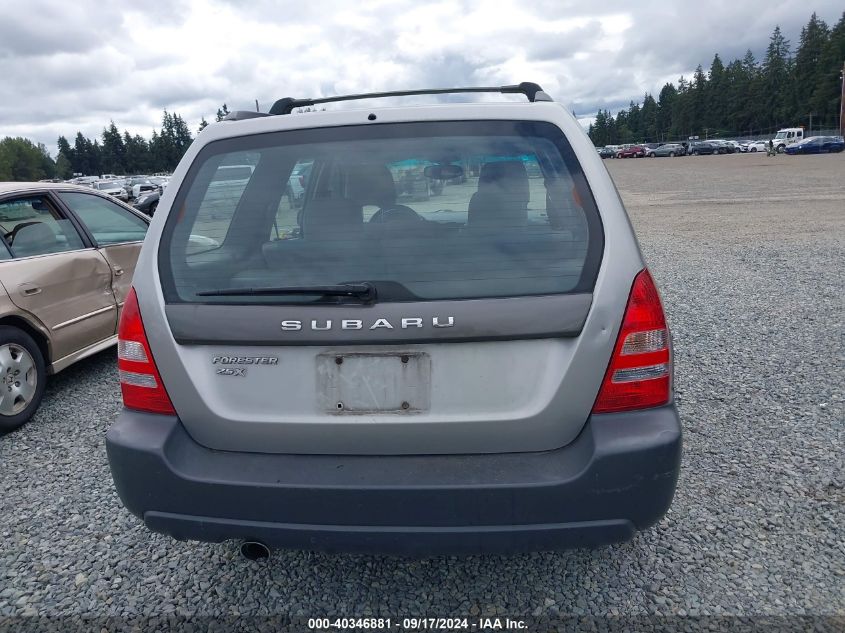 2005 Subaru Forester 2.5X VIN: JF1SG63615H733082 Lot: 40346881