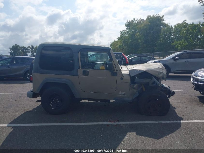 2003 Jeep Wrangler Sport Rhd VIN: 1J4F449S73P336471 Lot: 40346899