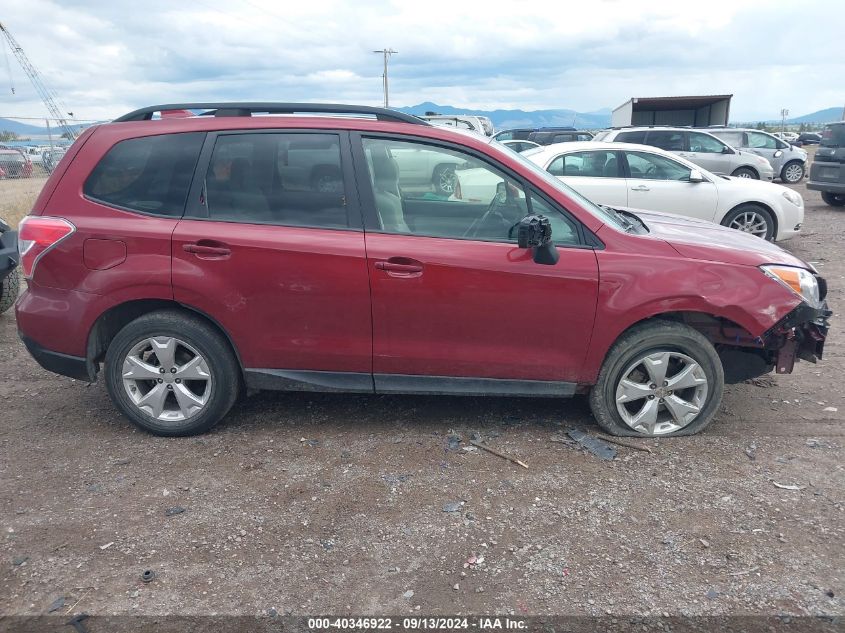 2016 Subaru Forester 2.5I Premium VIN: JF2SJADCXGH563277 Lot: 40346922