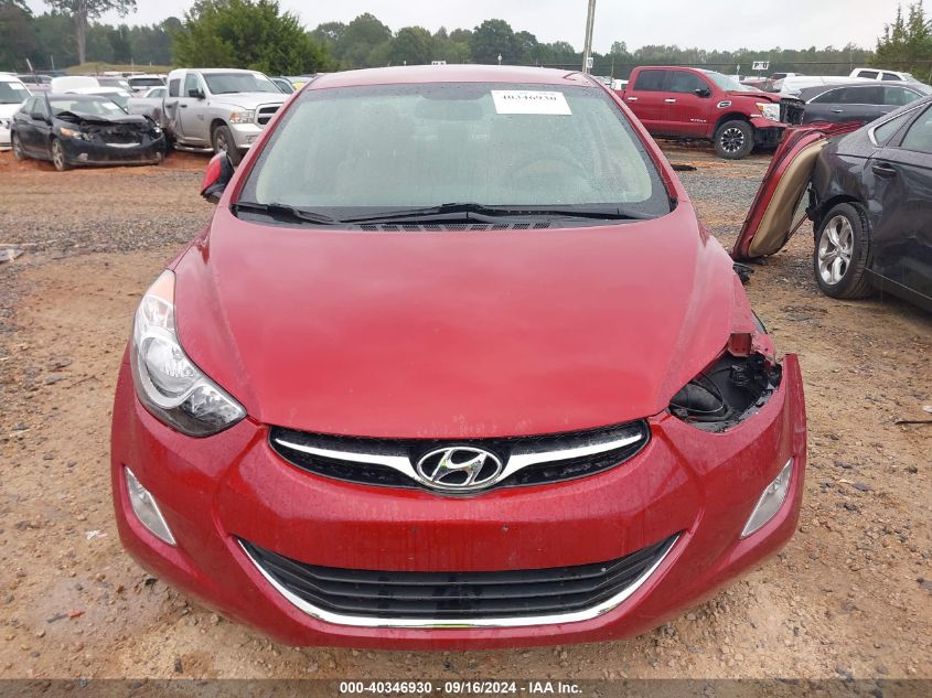 2013 Hyundai Elantra Gls VIN: KMHDH4AE3DU492755 Lot: 40346930