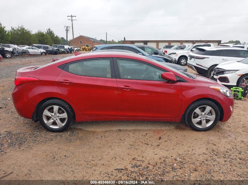 2013 Hyundai Elantra Gls VIN: KMHDH4AE3DU492755 Lot: 40346930