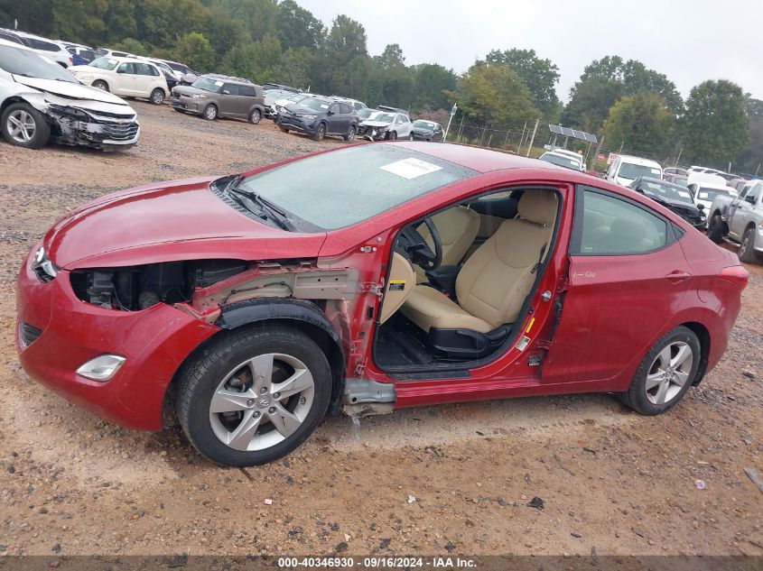 2013 Hyundai Elantra Gls VIN: KMHDH4AE3DU492755 Lot: 40346930