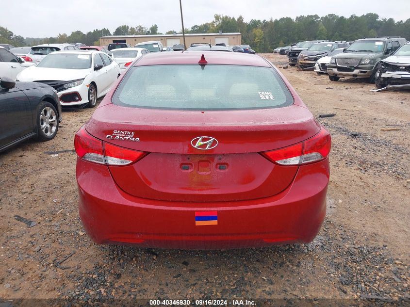 2013 Hyundai Elantra Gls VIN: KMHDH4AE3DU492755 Lot: 40346930