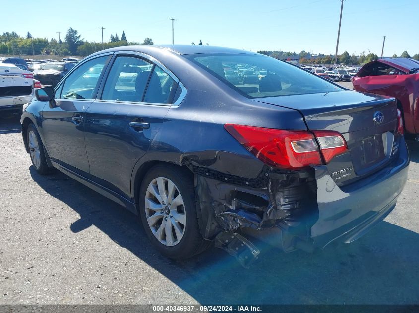 2017 Subaru Legacy 2.5I VIN: 4S3BNAB62H3063628 Lot: 40346937