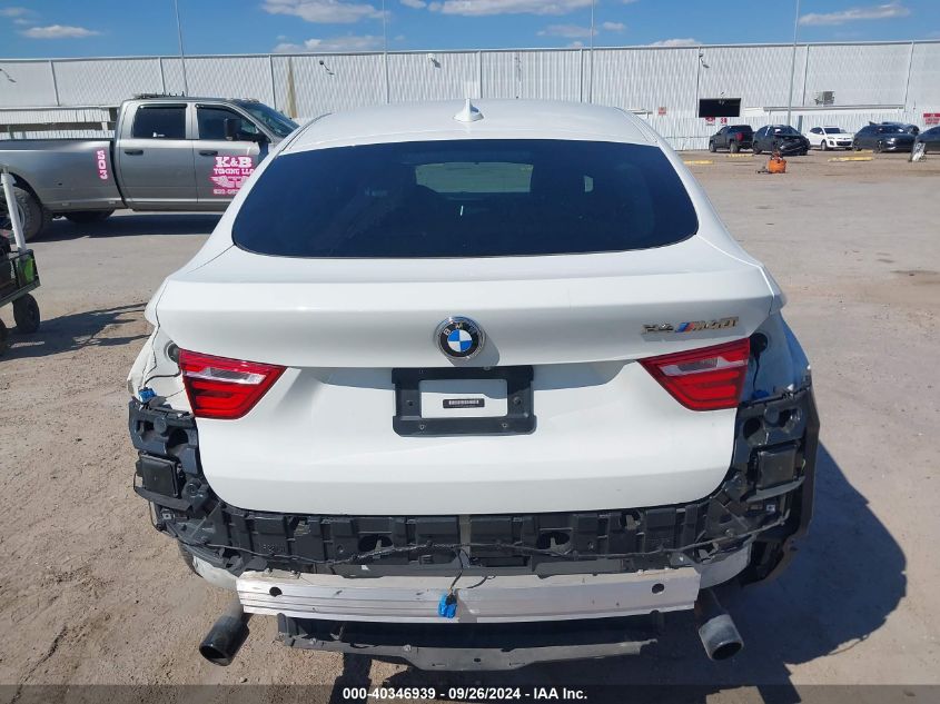 2017 BMW X4 M40I VIN: 5UXXW7C56H0U25827 Lot: 40346939