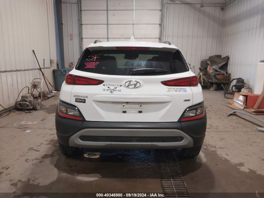 2023 Hyundai Kona Sel VIN: KM8K6CAB0PU995578 Lot: 40346980