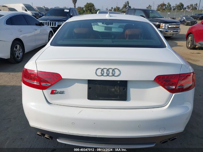 2010 Audi S5 4.2 Premium Plus VIN: WAUVVAFR7AA017213 Lot: 40347012