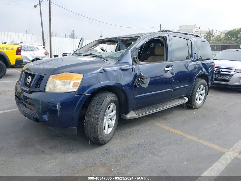 Vin: 5n1aa0nd6an622809, lot: 40835546, nissan armada se 20102