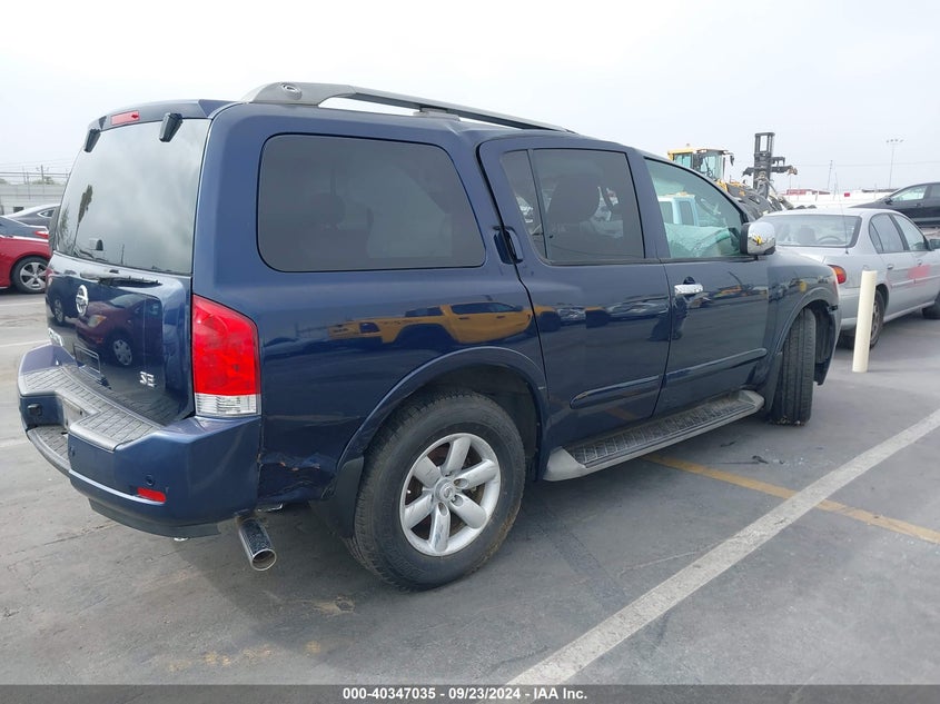 Vin: 5n1aa0nd6an622809, lot: 40835546, nissan armada se 20104