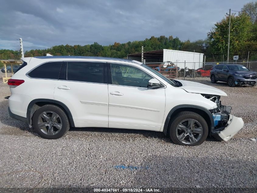 2019 Toyota Highlander Limited/Ltd Platinum VIN: 5TDDZRFH3KS733149 Lot: 40347041