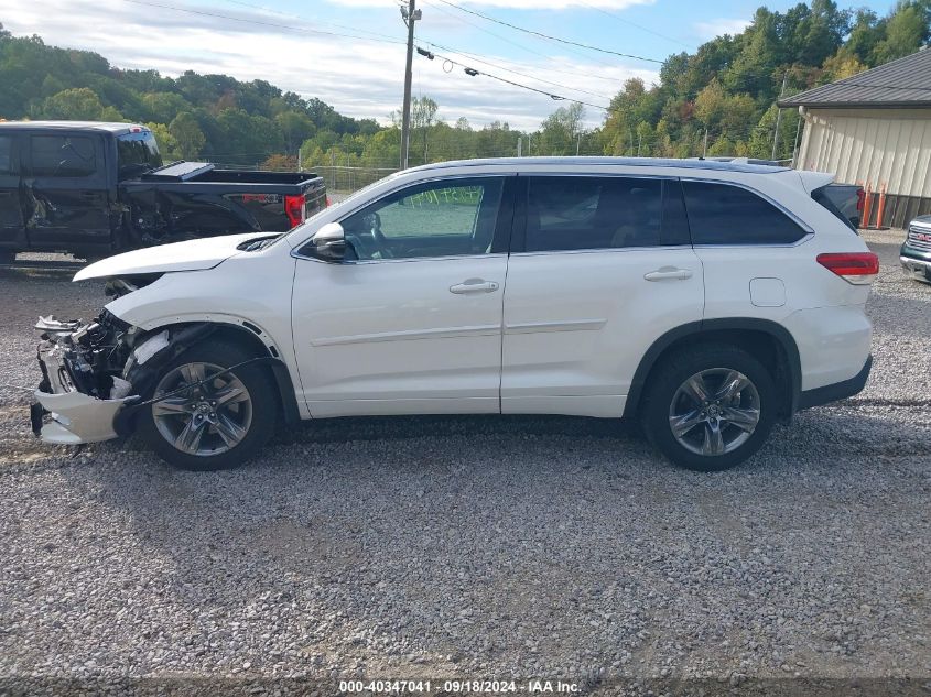 2019 Toyota Highlander Limited/Ltd Platinum VIN: 5TDDZRFH3KS733149 Lot: 40347041