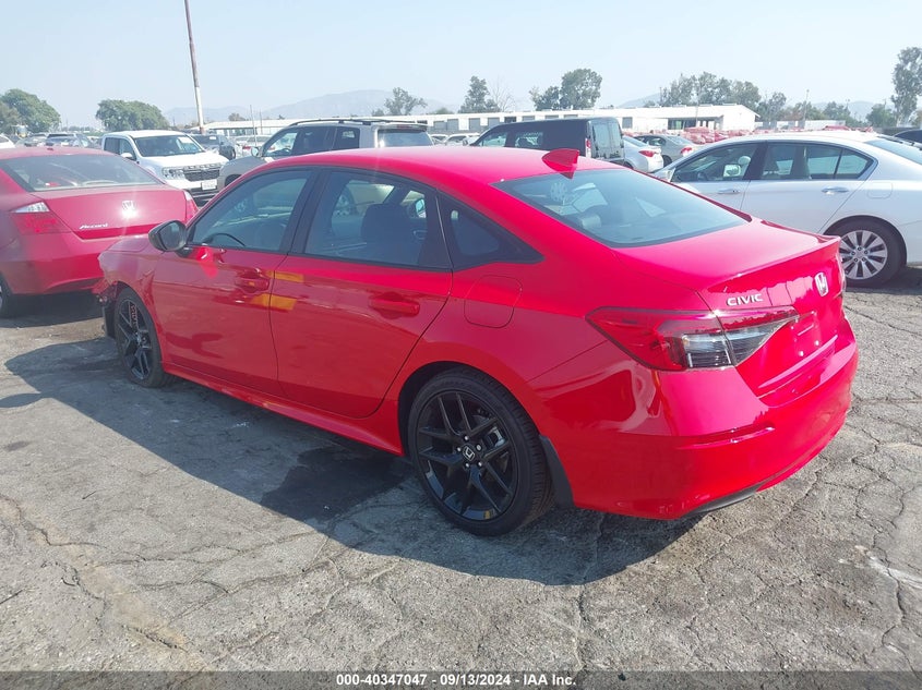 2024 HONDA CIVIC 2.0L I-4 DI, DOHC, V(VIN: 2HGFE2F59RH593832