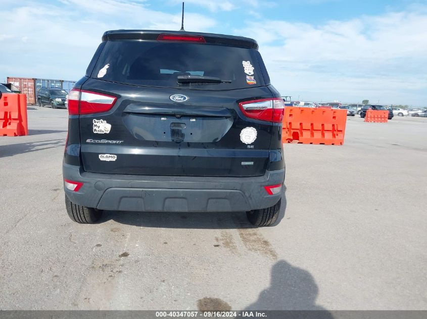 2019 Ford Ecosport Se VIN: MAJ3S2GE5KC273463 Lot: 40347057